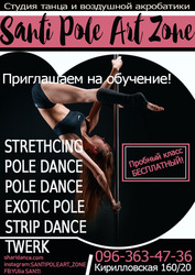Pole Dance (Акробатика на пилоне)Киев.Кирилловская