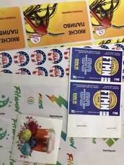 Печать наклеек,  стикеров Киев на самоклеющихся бумагах,  пленках